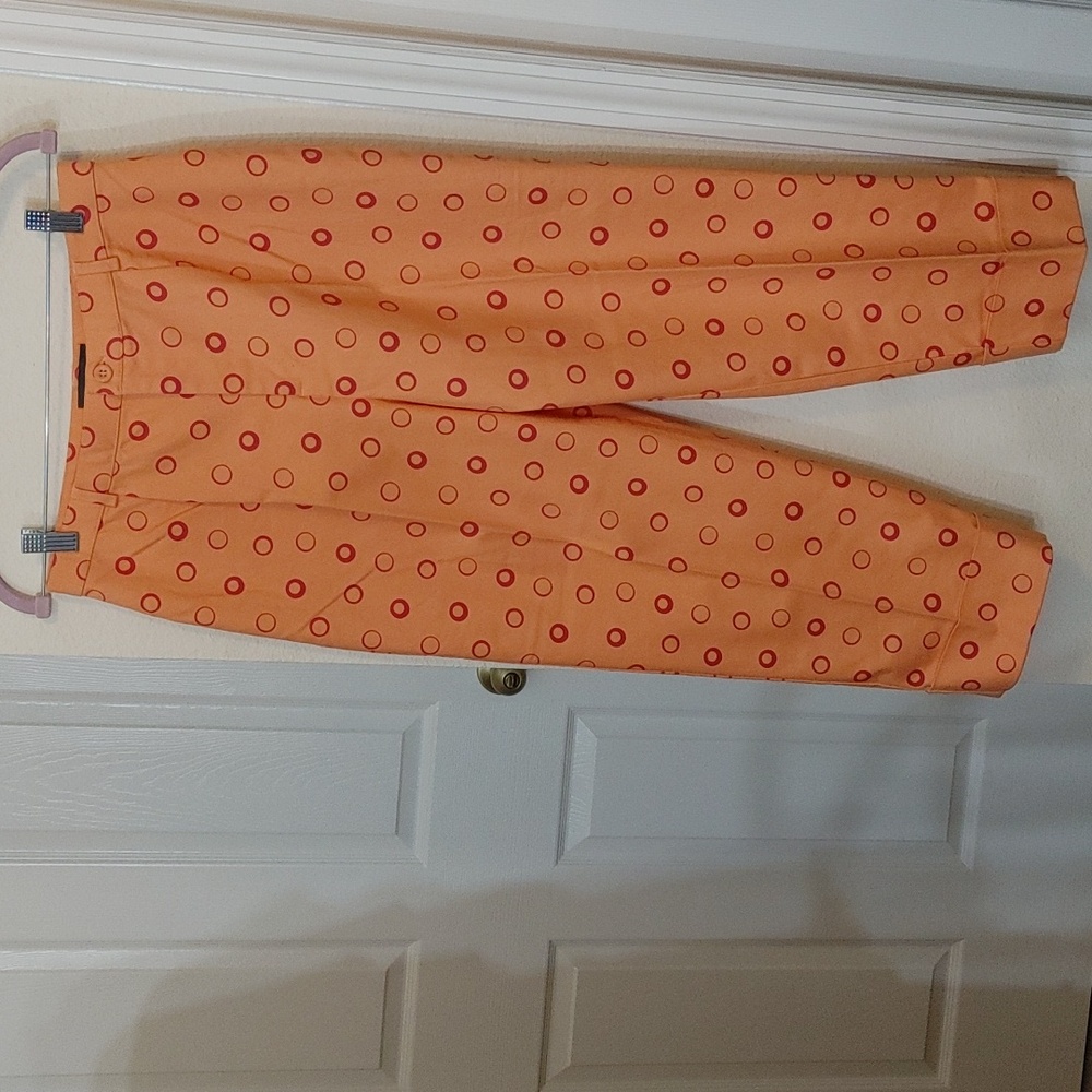 #01 Orange And Red Relativity Pants Size 10
